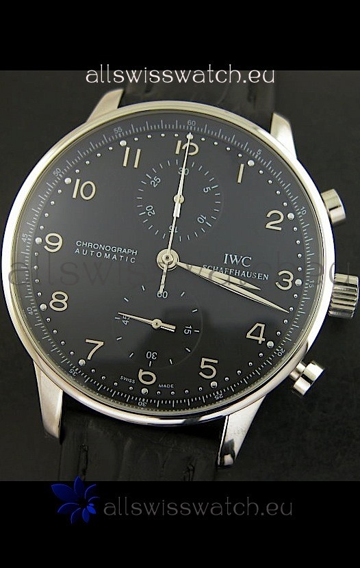 IMG_9081 IWC Portuguese Chronographin Stainless Steel 1:1 Mirror Edition Replica 8