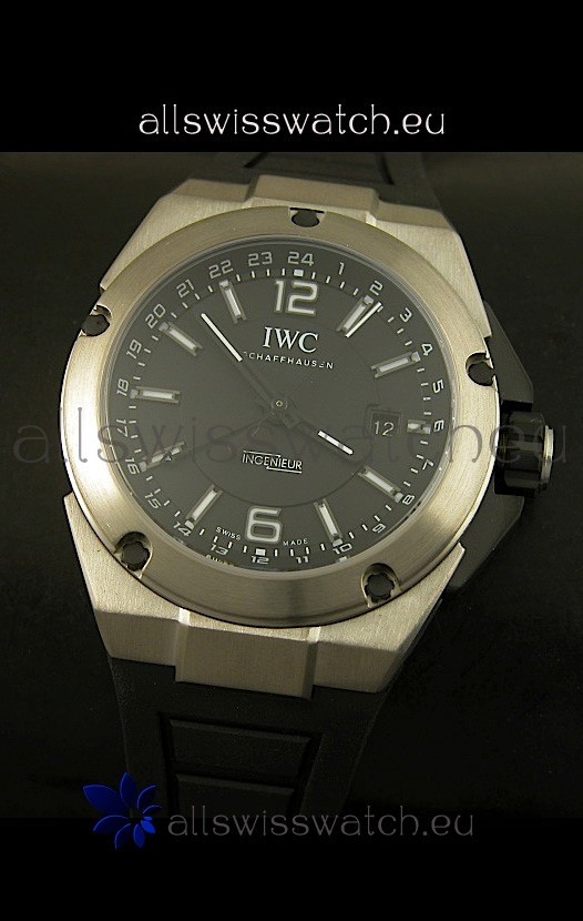 IMG_9081 IWC Ingenieur Full Titaniumin Black Dial Replica 8
