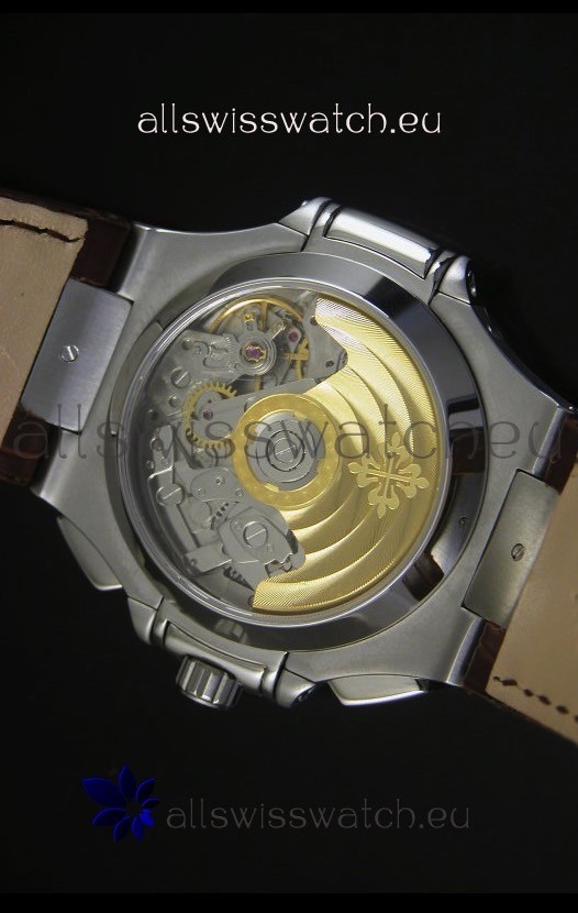 IMG_9081 Patek Philippe Nautilus 5980 Brown Strap - 1:1 Ultimate Mirror Replica 8