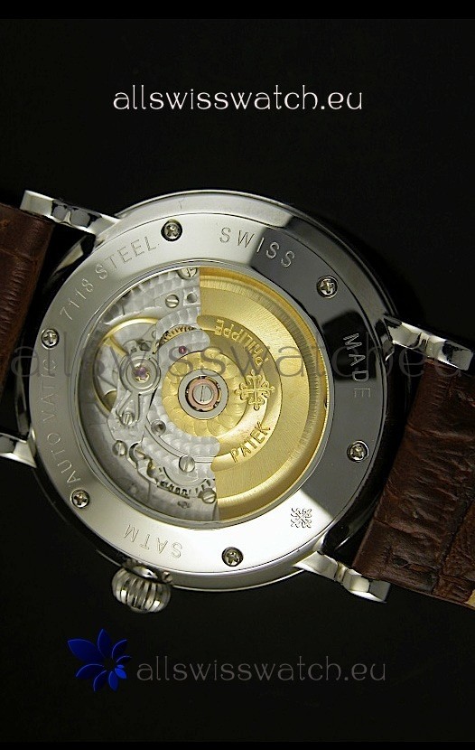 IMG_9081 Patek Philippe Calatrava 5298in Steel Casing - Diamonds Hours Replica 8