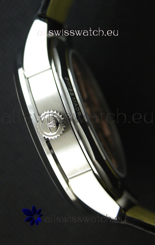 IMG_9081 Jaeger LeCoultre Geophysic True Second Steel Case Black Dial Replica 8