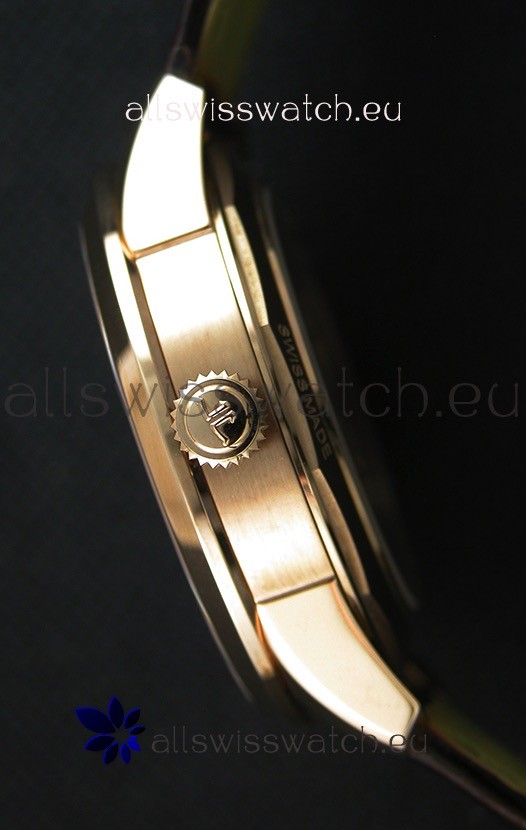 IMG_9081 Jaeger LeCoultre Geophysic True Second Pink GoldBrown Dial Replica 8