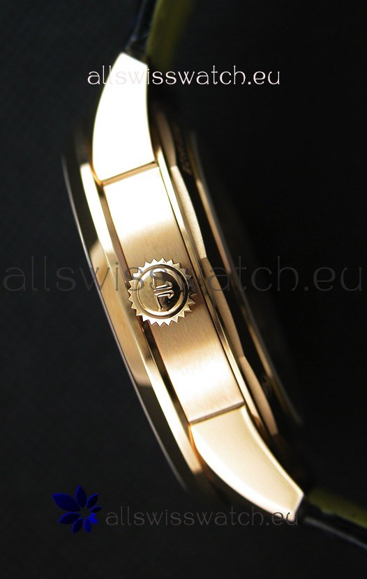 IMG_9081 Jaeger LeCoultre Geophysic True Second Pink GoldBlue Dial Replica 8
