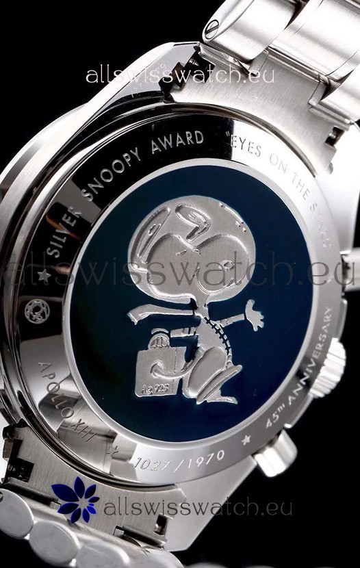 IMG_9081 Omega Speedmaster Professional SNOOPY Limited Edition 904L Steel Replica 8