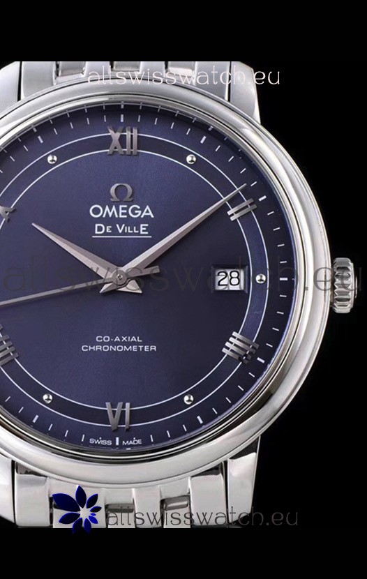 Omega De Ville Prestige Co-Axial 36.8MM Blue Dial 1:1 Mirror Replica 8