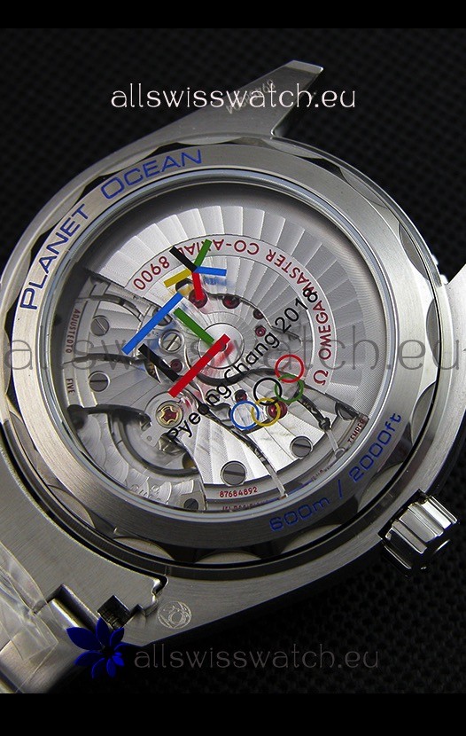 IMG_9081 Omega Seamaster Planet Ocean Pyeong Chang 2018 1:1 Mirror Edition Replica 8