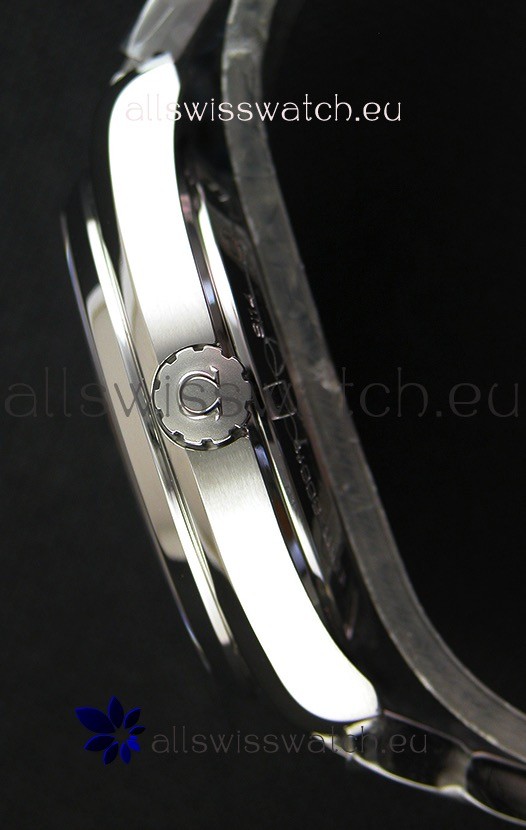 IMG_9081 Omega Seamaster Aqua Terra GMT 150M 43MM 1:1 Mirror Blue Dial Replica 8