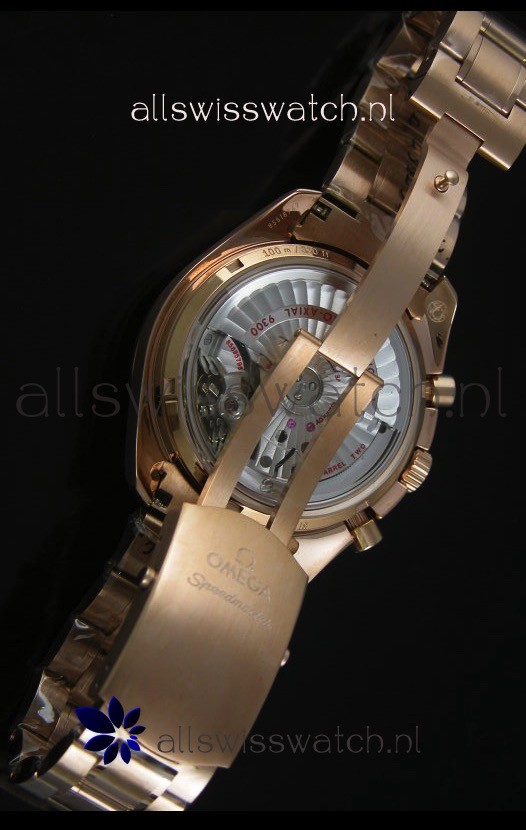 IMG_9081 Omega Speedmaster Moon Co-Axial in Rose Gold - 1:1 Mirror Replica 8