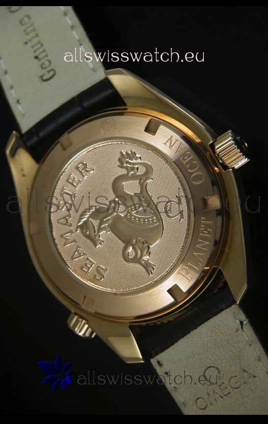 IMG_9081 Omega Planet Ocean Rose Gold Plated with Diamonds Replica 8