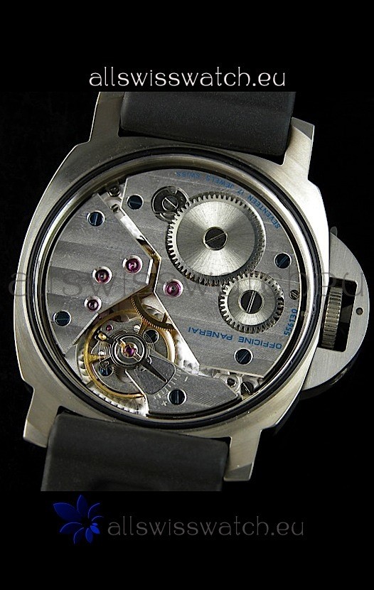 IMG_9081 Panerai Luminor Marina PAM 056C Titanium Case Left Handed - 1:1 Mirror Replica 8