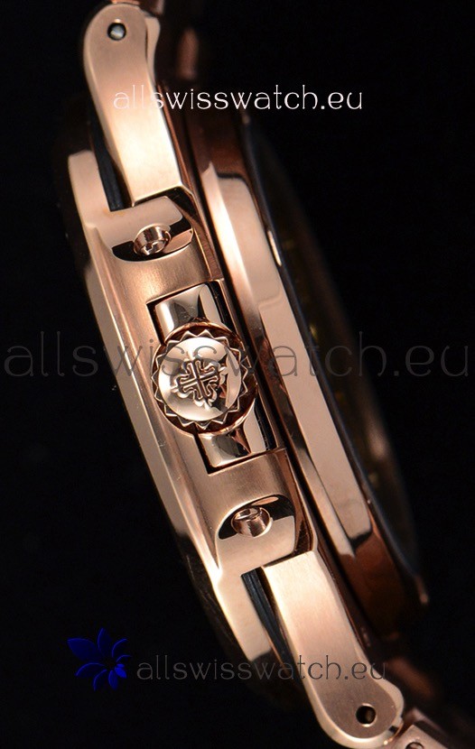 IMG_9081 Patek Philippe Nautilus 5711/1R 1:1 Mirror - Rounded Diamonds Bezel Replica 8