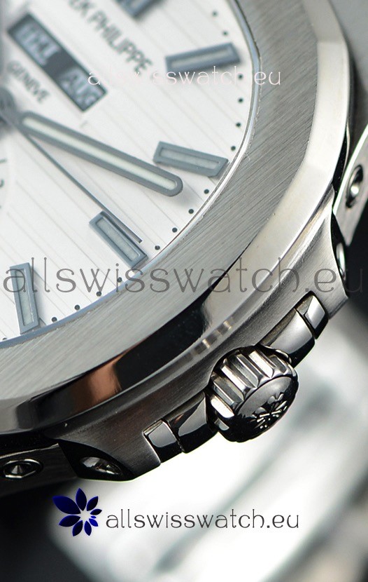 IMG_9081 Patek Philippe Nautilus 5726A 1:1 Mirror White Dial Replica 8