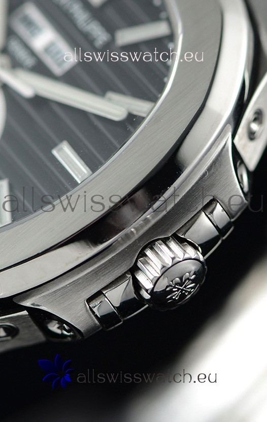 IMG_9081 Patek Philippe Nautilus 5726A 1:1 Mirror Black Dial Replica 8