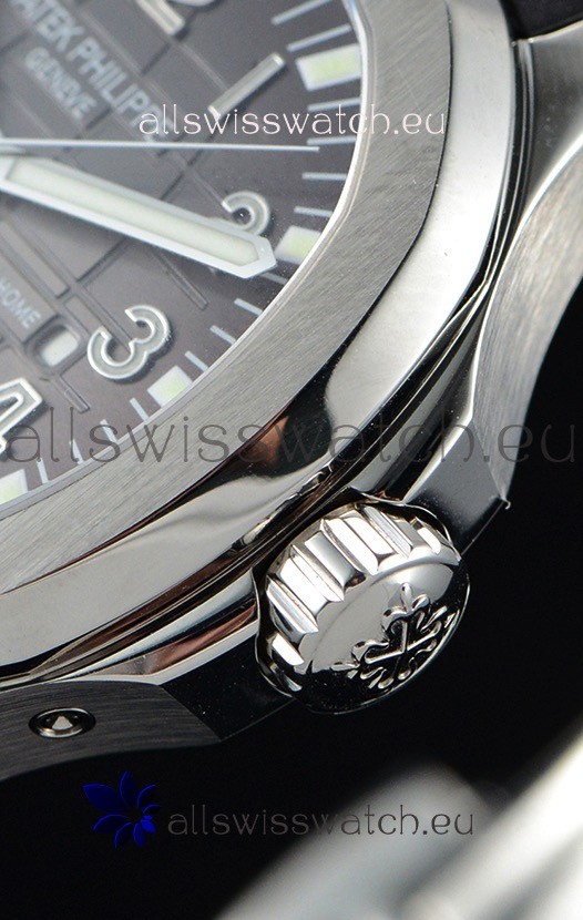 IMG_9081 Patek Philippe Aquanaut 5164A 1:1 Mirror Brown Dial Replica 8