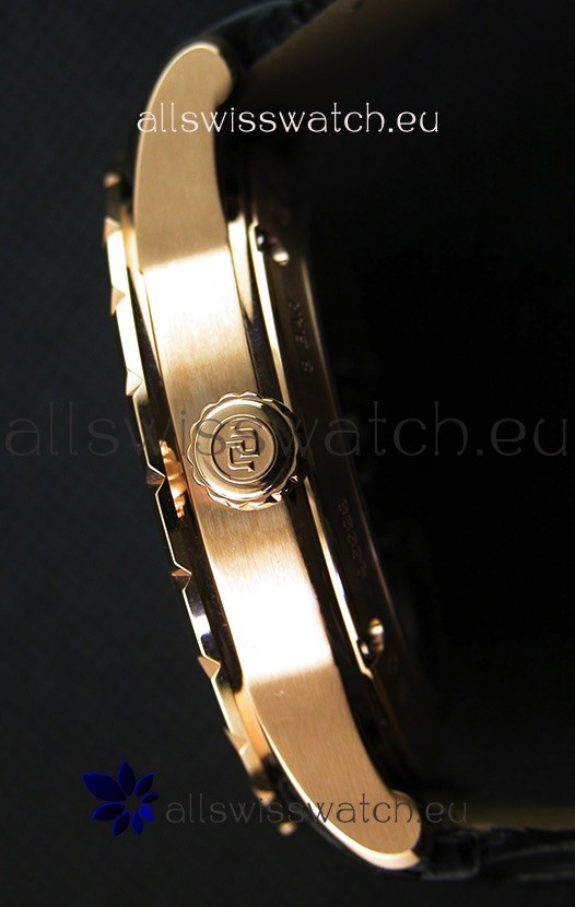 IMG_9081 Roger Dubuis Excalibur RDDBEX0587 Pink Gold Steel White Dial Replica 8