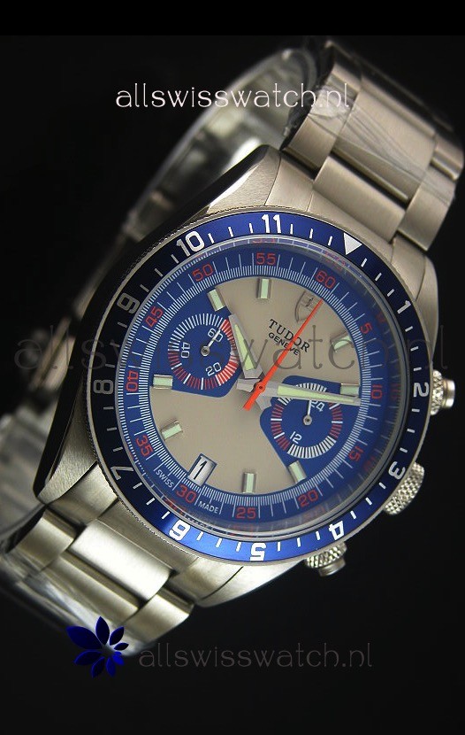 IMG_9081 Tudor Heritage Chrono Blue 1:1 Mirror REF# 70330B Replica 8