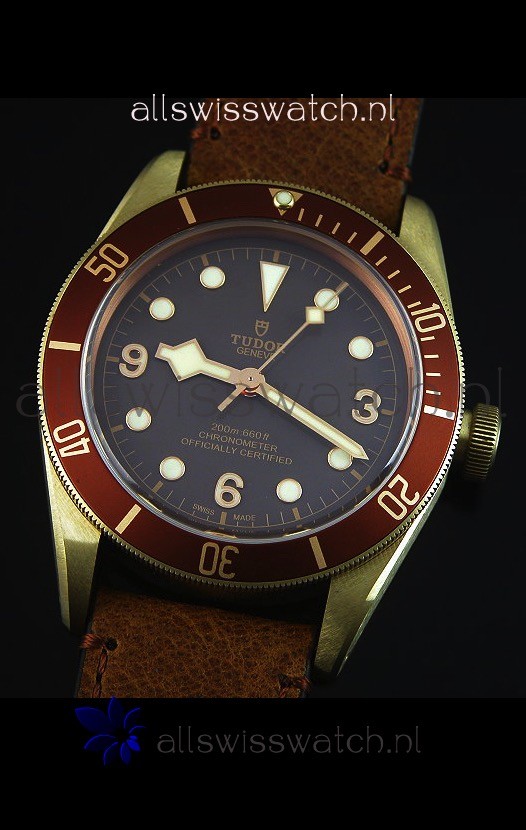 Tudor Heritage Bay Bronze 1:1 Mirror Edition with Two Straps Replica 8