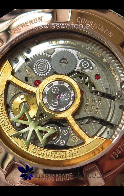 IMG_9081 Vacheron Constantin Traditionnelle Day Date Pink Gold Replica 8