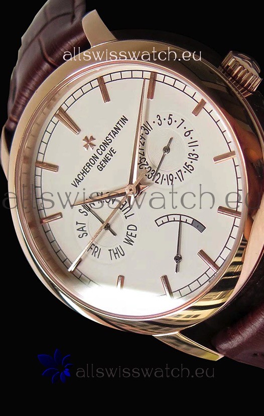 IMG_9081 Vacheron Constantin Traditionnelle Day Date Pink Gold Replica 8