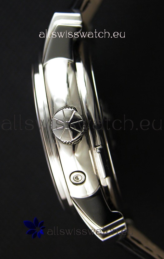 Vacheron Constantin Malte Dual Time Regulator Black Dial Replica 8