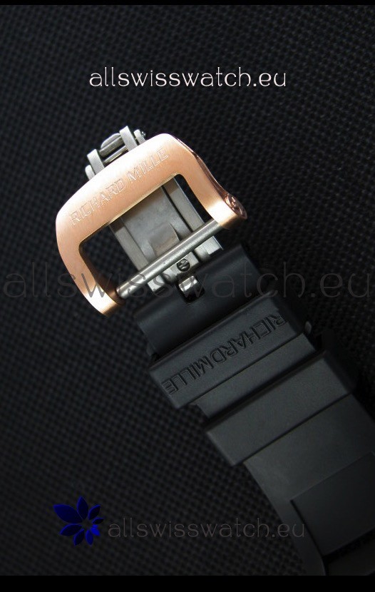 IMG_9081 Richard Mille RM011-FM Felipe Massa One Piece Ceramic Case in Black Strap Replica 8