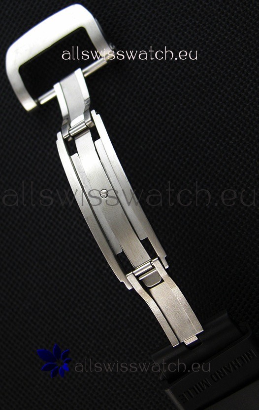 IMG_9081 Richard Mille RM011-FM Felipe Massa One Piece Titanium Case in Black Strap Replica 8