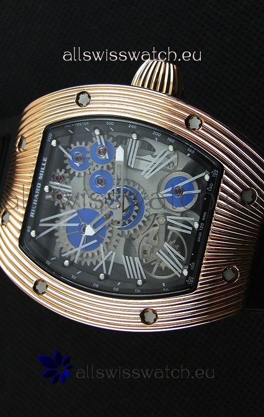 Richard Mille RM 018 Tourbillon Hommage A Boucheron Rose Gold Case Replica 8