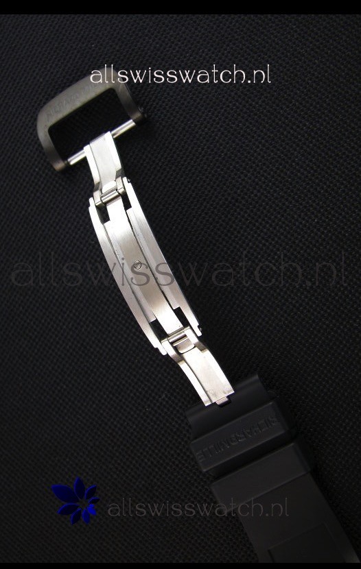 IMG_9081 Richard Mille RM35-01 One Piece Red Forged Carbon Case in Black Strap Replica 8