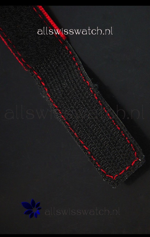 IMG_9081 Richard Mille RM011 Filipe Massa PVDin Red Nylon Strap Replica 8