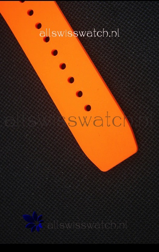 IMG_9081 Richard Mille RM035-2 Rafael Nadal Forged Carbon Case with Red Rubber Strap Replica 8