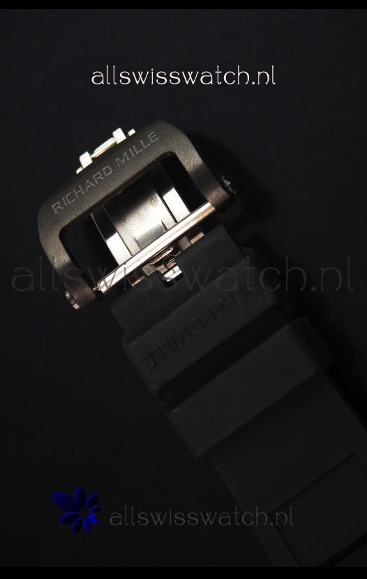 IMG_9081 Richard Mille RM053 Tourbillon Pablo Mac Donoughin PVD Case Black Strap Replica 8