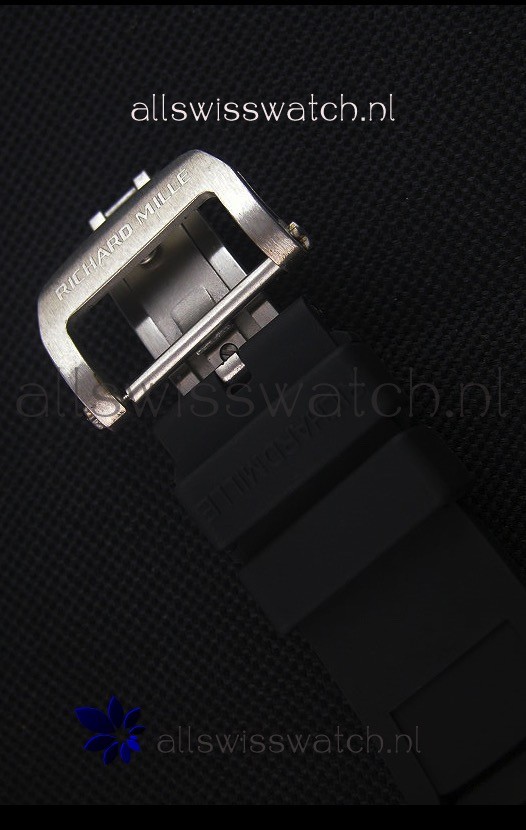 IMG_9081 Richard Mille RM053 Tourbillon Pablo Mac Donoughin Titanium Case Black Strap Replica 8