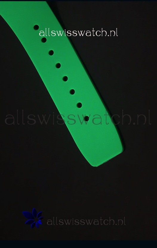 IMG_9081 Richard Mille RM059 Yohan Blake Forged Carbon Casein Green Bezel Replica 8