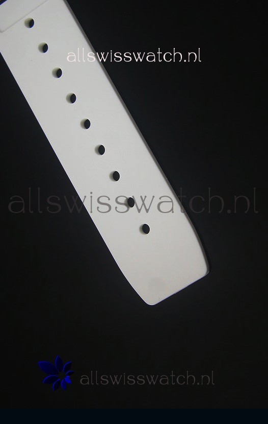 IMG_9081 Richard Mille RM055 White Ceramic Case in Black Inner Bezel Replica 8