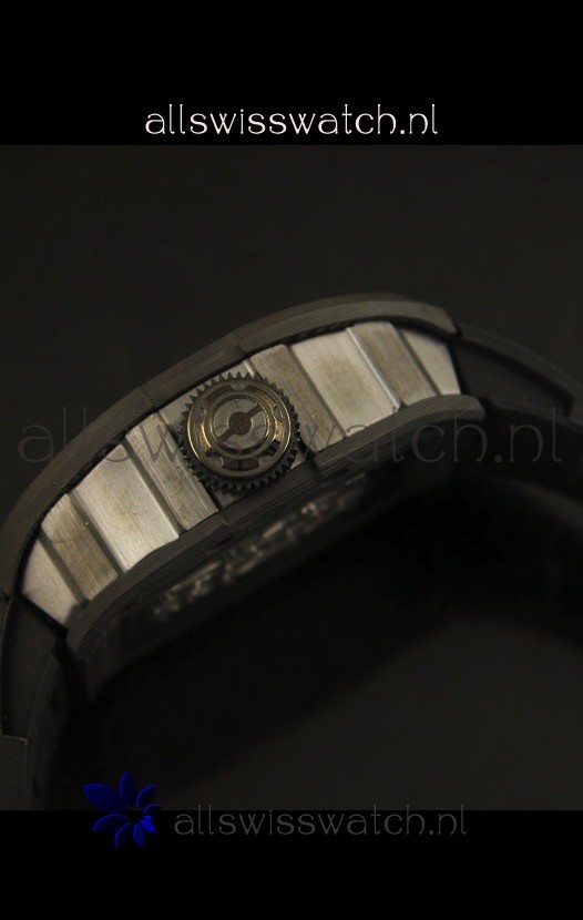 IMG_9081 Richard Mille RM036 Jean Todt Forged Carbon Bezel Titanium - All Black Edition Replica 8
