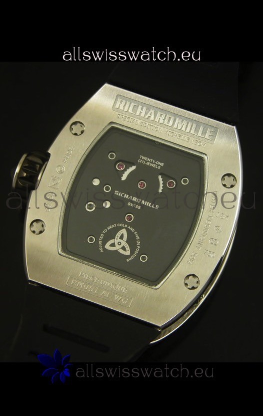 IMG_9081 Richard Mille RM051 Tourbillon in Leather Strap Replica 8
