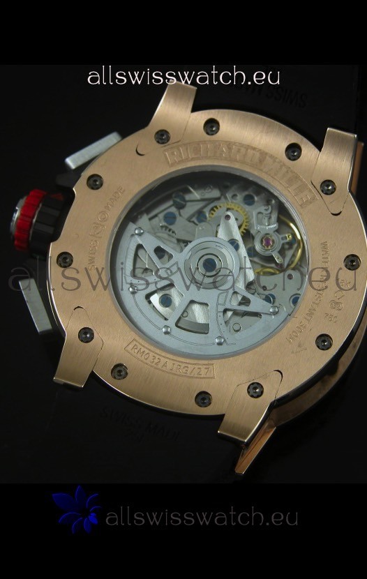 Richard Mille RM032 in Pink Gold Finish Replica 8