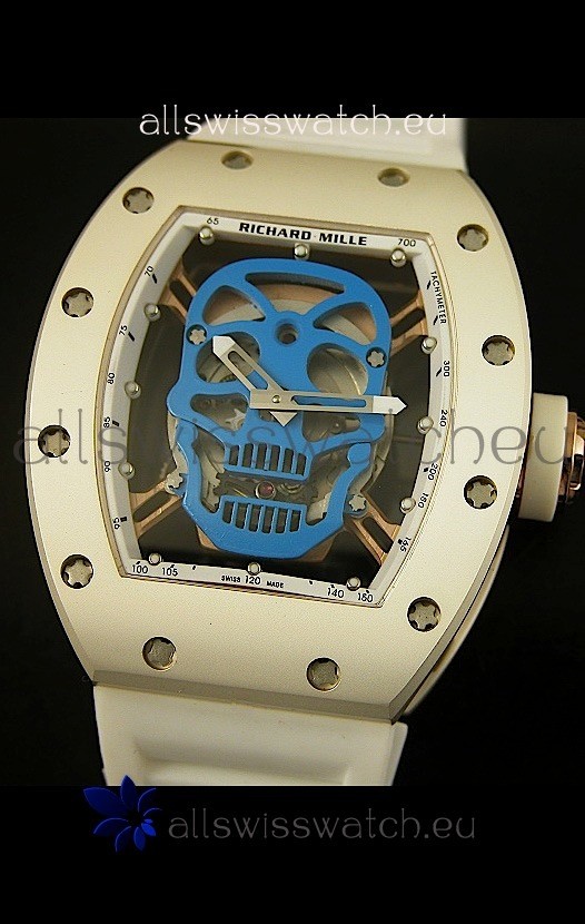 IMG_9081 Richard Mille RM052 Skull TourbillonCeramic Case Replica 8