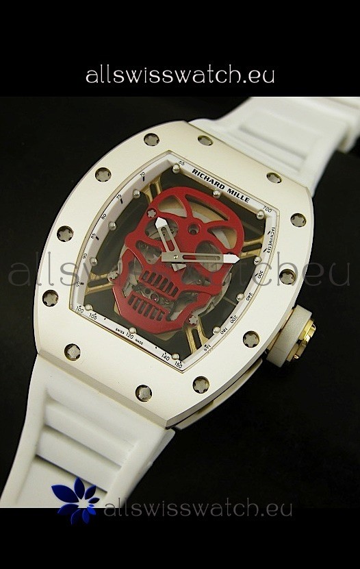 IMG_9081 Richard Mille RM052 Skull TourbillonCeramic Case Replica 8