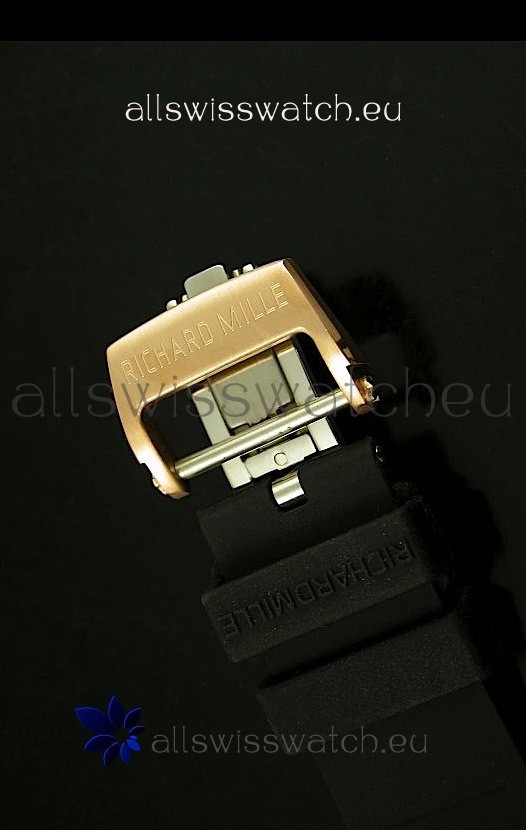 IMG_9081 Richard Mille Filippe Massa Edition Titaniumin Pink Gold Case Replica 8