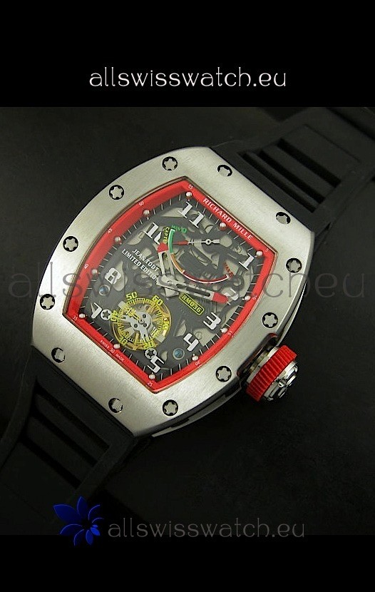 IMG_9081 Richard Mille RM002 Power Reserve Tourbillonin Steel Case Replica 8