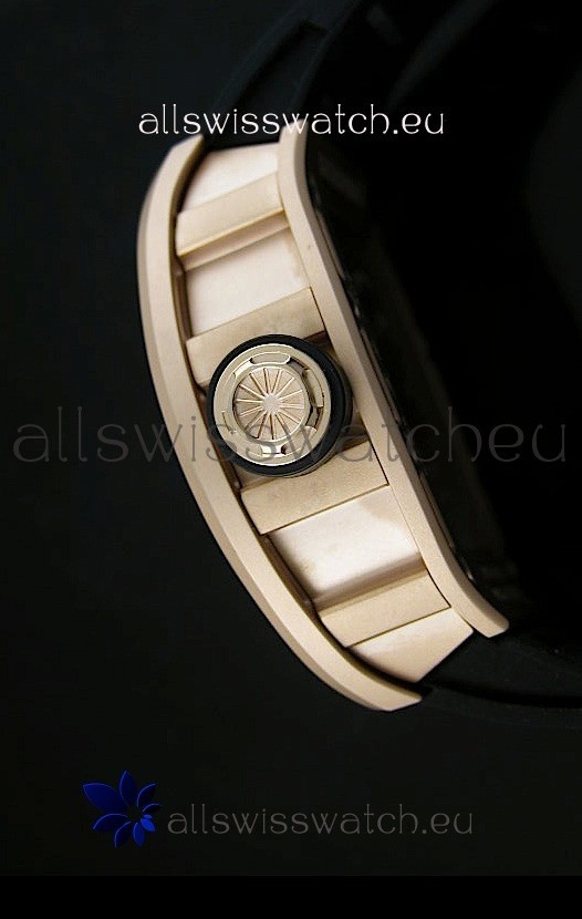 IMG_9081 Richard Mille RM052 Skull Tourbillonin Pink Gold Casing Replica 8