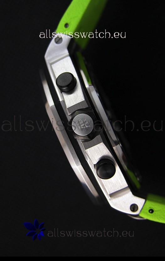 IMG_9081 Audemars Piguet Royal Oak Offshore Diver Chronograph Quartz in Green Replica 8