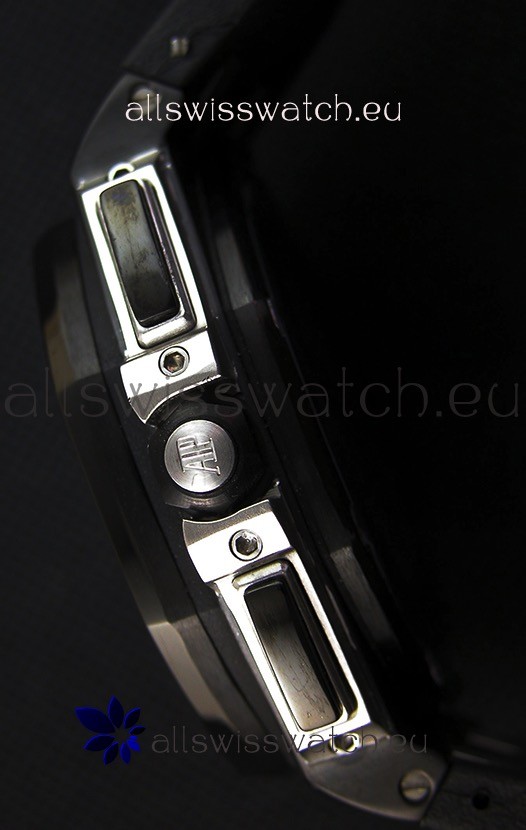 IMG_9081 Audemars Piguet Royal Oak Offshore Chronograph Quartz PVD Case Replica 8