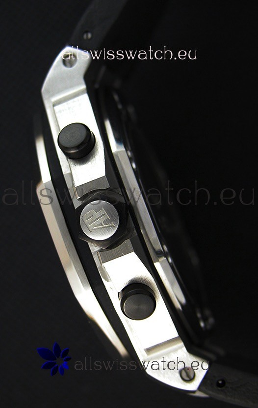 IMG_9081 Audemars Piguet Royal Oak Offshore Diver Chronograph Quartz in Black Dial Replica 8