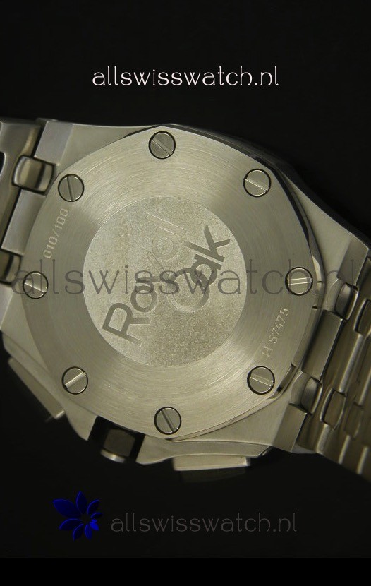 IMG_9081 Audemars Piguet Royal Oak Offshore in White Dial - Steel Case Replica 8