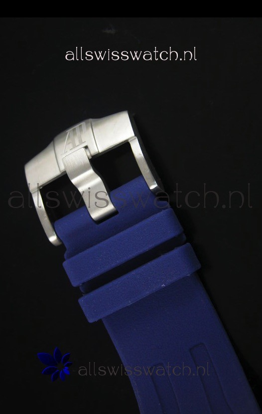 IMG_9081 Audemars Piguet Royal Oak Offshore Michael Schumacher Quartz Movement in Blue Replica 8