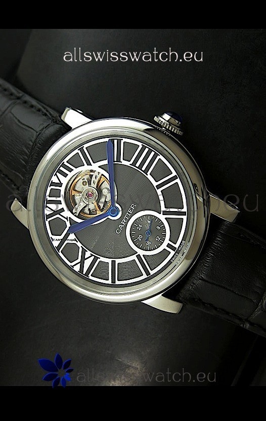 IMG_9081 Ballon De Cartier Flying Tourbillon - Steel Case Replica 8