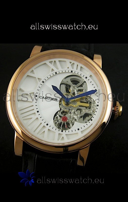 IMG_9081 Rotonde De Cartier Cadran Love - Yellow Gold Case Replica 8