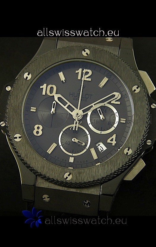 Hublot Big Bang Black Ceramic Case in Quartz Movement Replica 8
